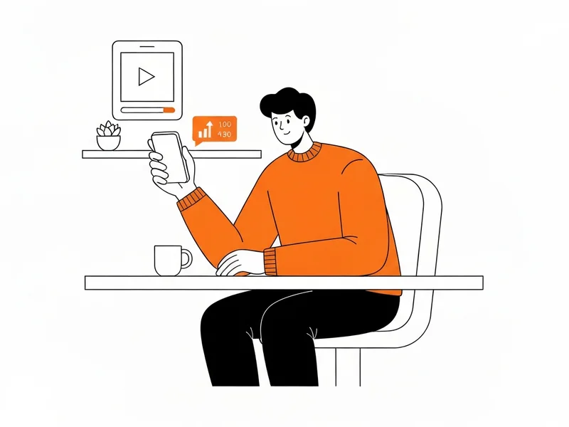Creator checking TikTok earnings and analytics on phone